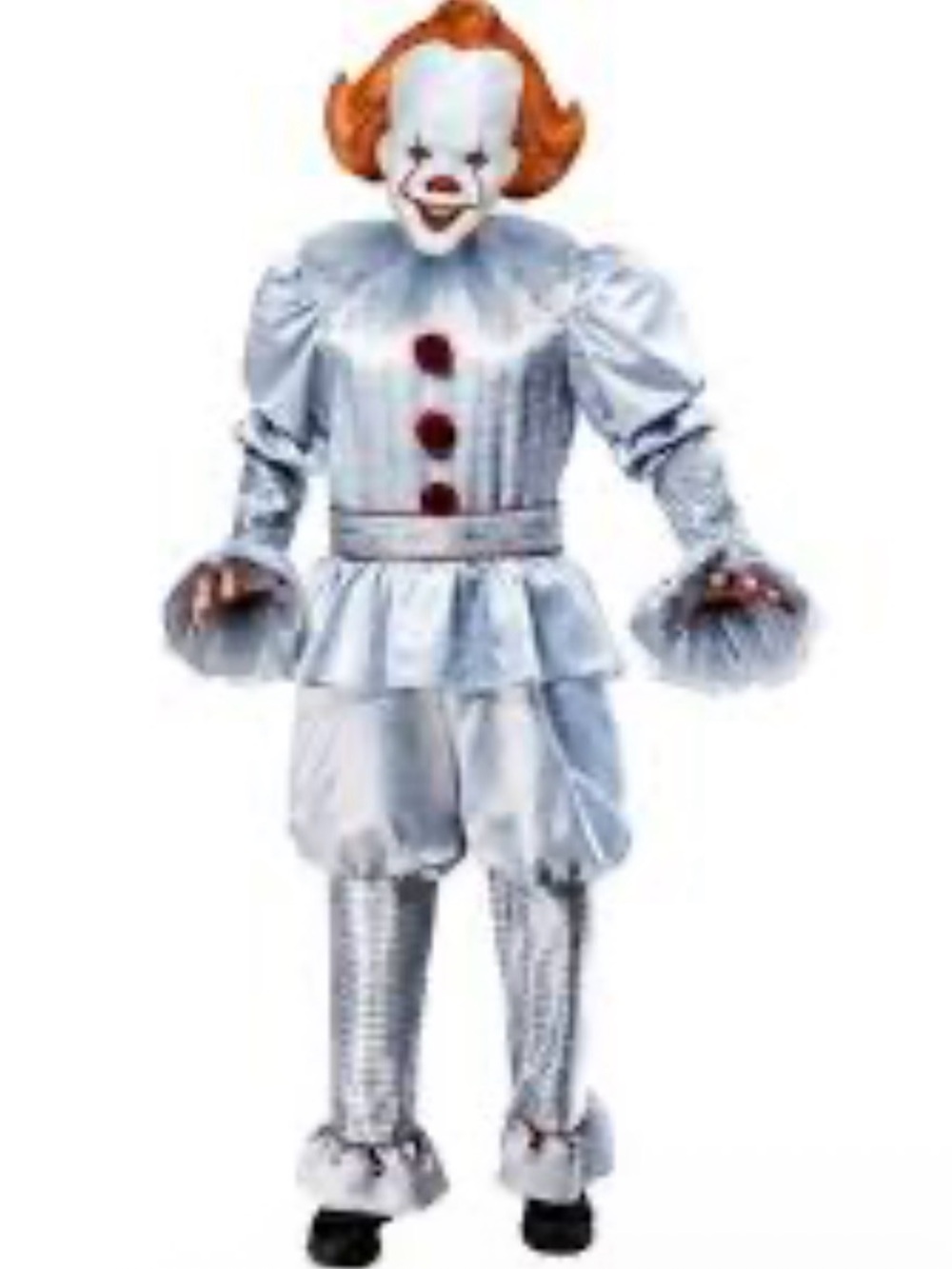 Rubies Deluxe Adult IT Pennywise Costume NWT Size Small